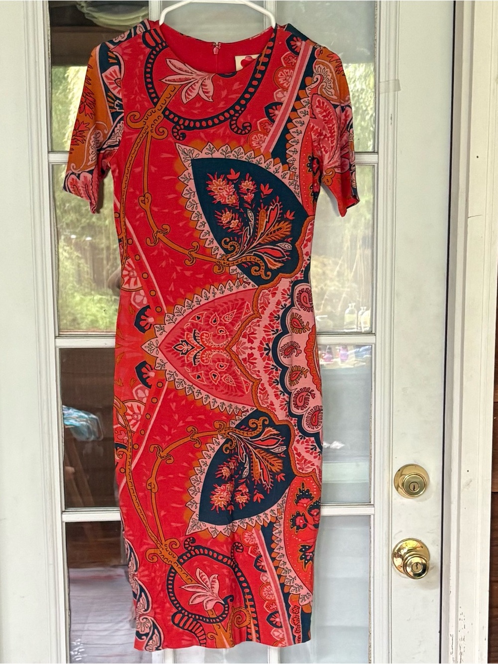 Anthropologie Farm Rio Giannina Knit Midi Dress. Extra Small.